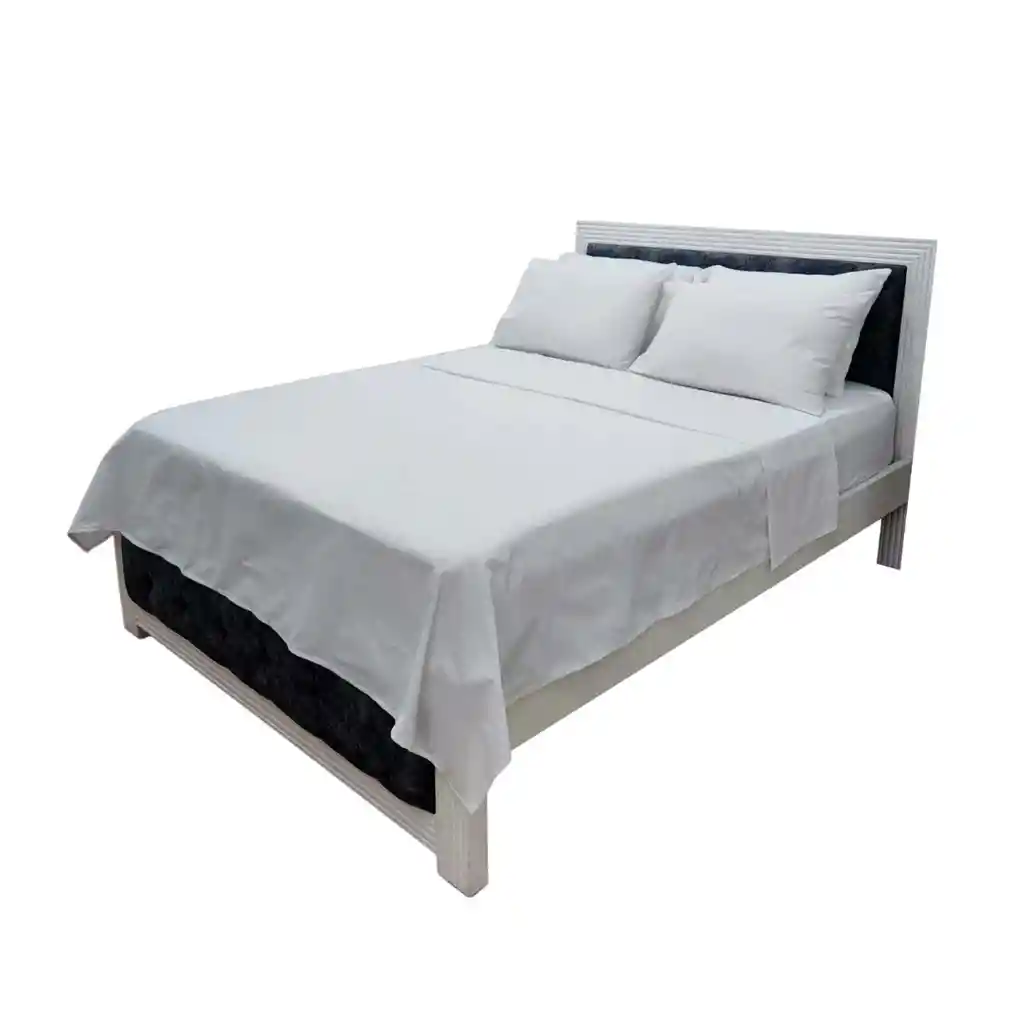 Juego De Sábanas Cama Extradoble Polialgodón Hogareto 1001