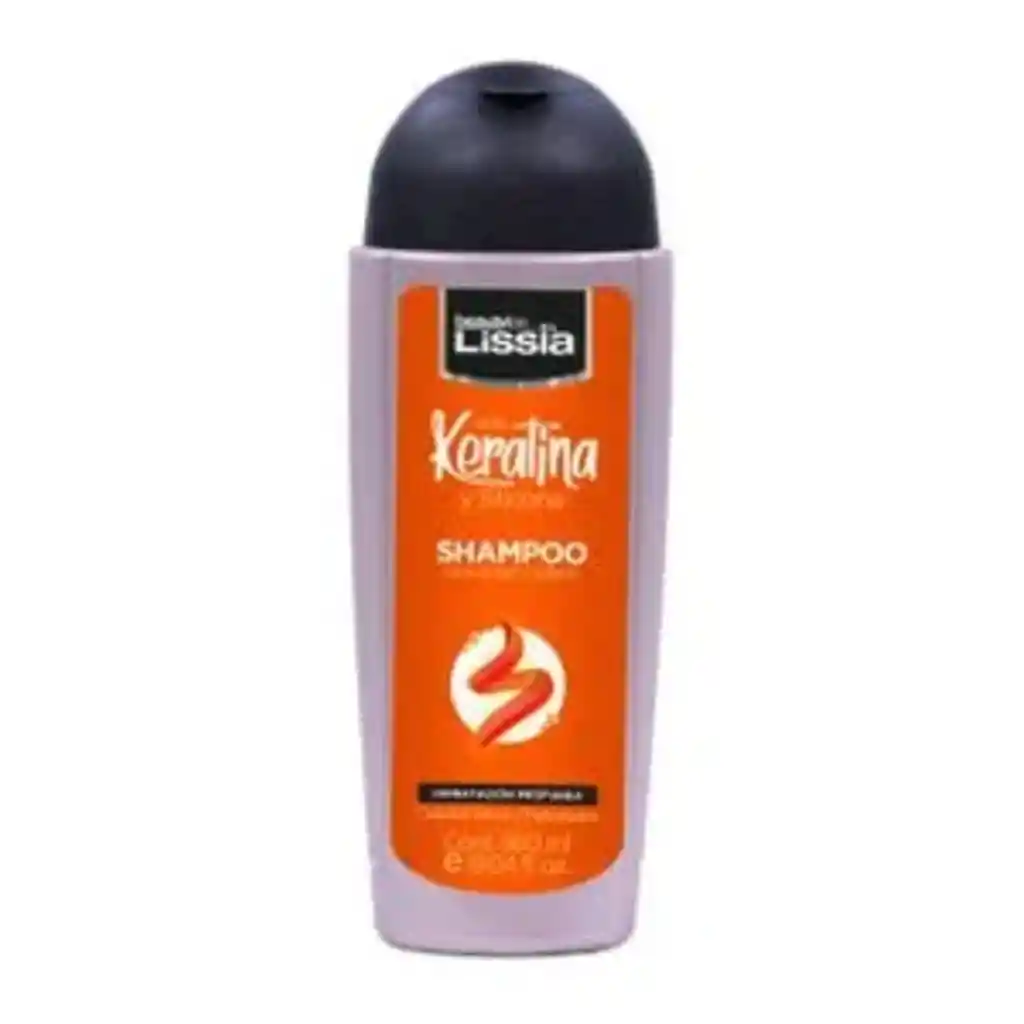 Shampoo Lissia Con Keratina Y Silicona 560 Ml