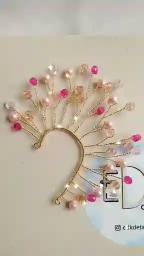 Ear Cuff Pink