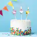 Vela Corazon Y Estralla Cumpleaños X3und