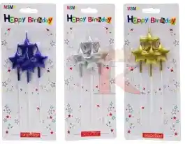 Vela Corazon Y Estralla Cumpleaños X3und