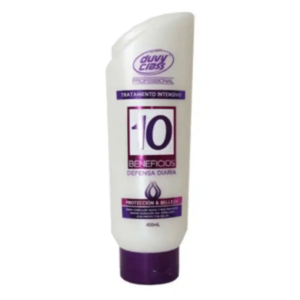  Shampoo DUVY CLASS 10 Beneficios Defensa Diaria 400 Ml 