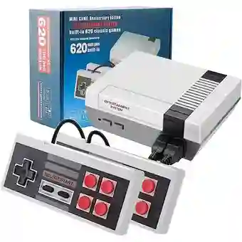 Consola Retro 620 Juegos Nes Clasicos + 2 Controles