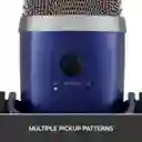 Micrófono Blue Yeti Nano Omnidireccional Y Cardioide | Azul