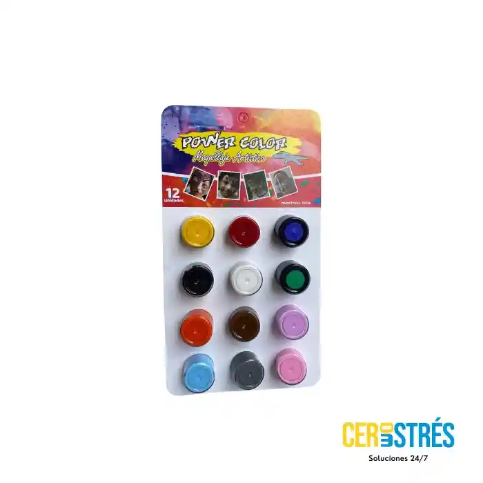 Maquillaje Artistico Primario X12colores