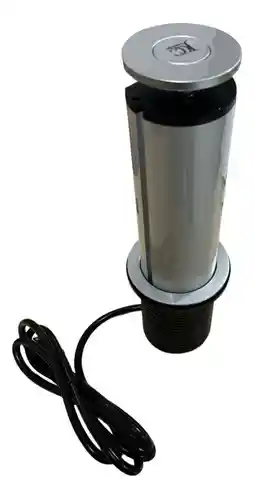 Multitoma Regleta Retráctil Para Empotrar 110v Puertos Usb