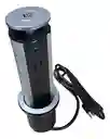Multitoma Regleta Retráctil Para Empotrar 110v Puertos Usb