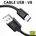 Cable Cargador De Celular Usb - V8 (1mt)