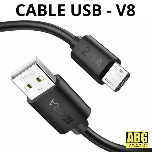 Cable Cargador De Celular Usb - V8 (1mt)