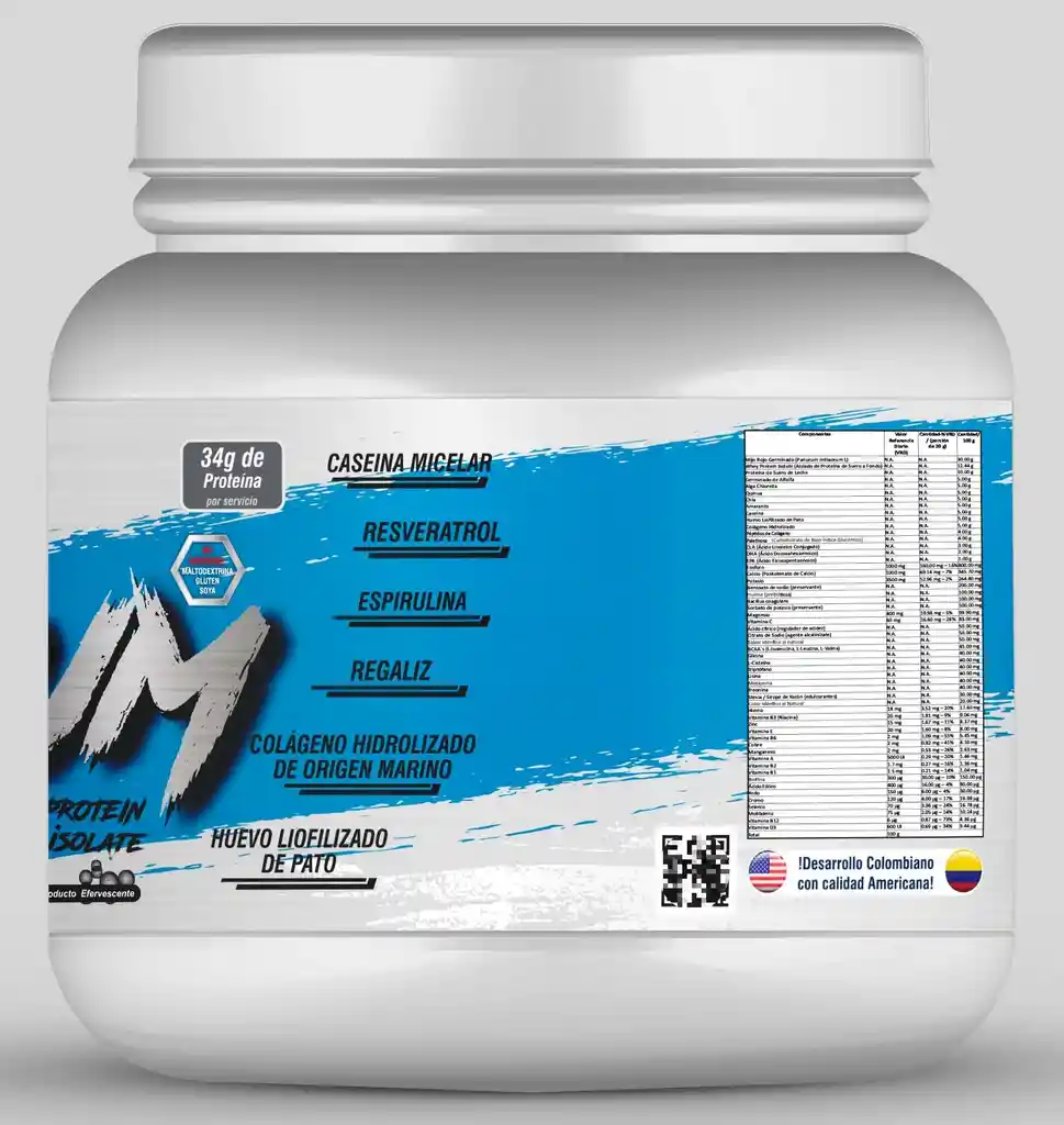 Whey Protein Isolate Titanium 2.5 Lbs Vainilla Gourmet