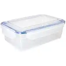 Envase Porta Comida Portacomidas De Plástico Mediano Con Cierre Hermético Para Alimentos Comidas X650ml/22 Oz