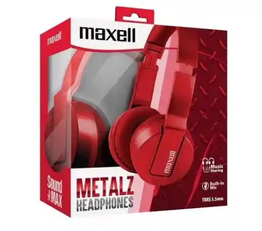 Maxell Audifo Solids2 Sms-10 Metalz