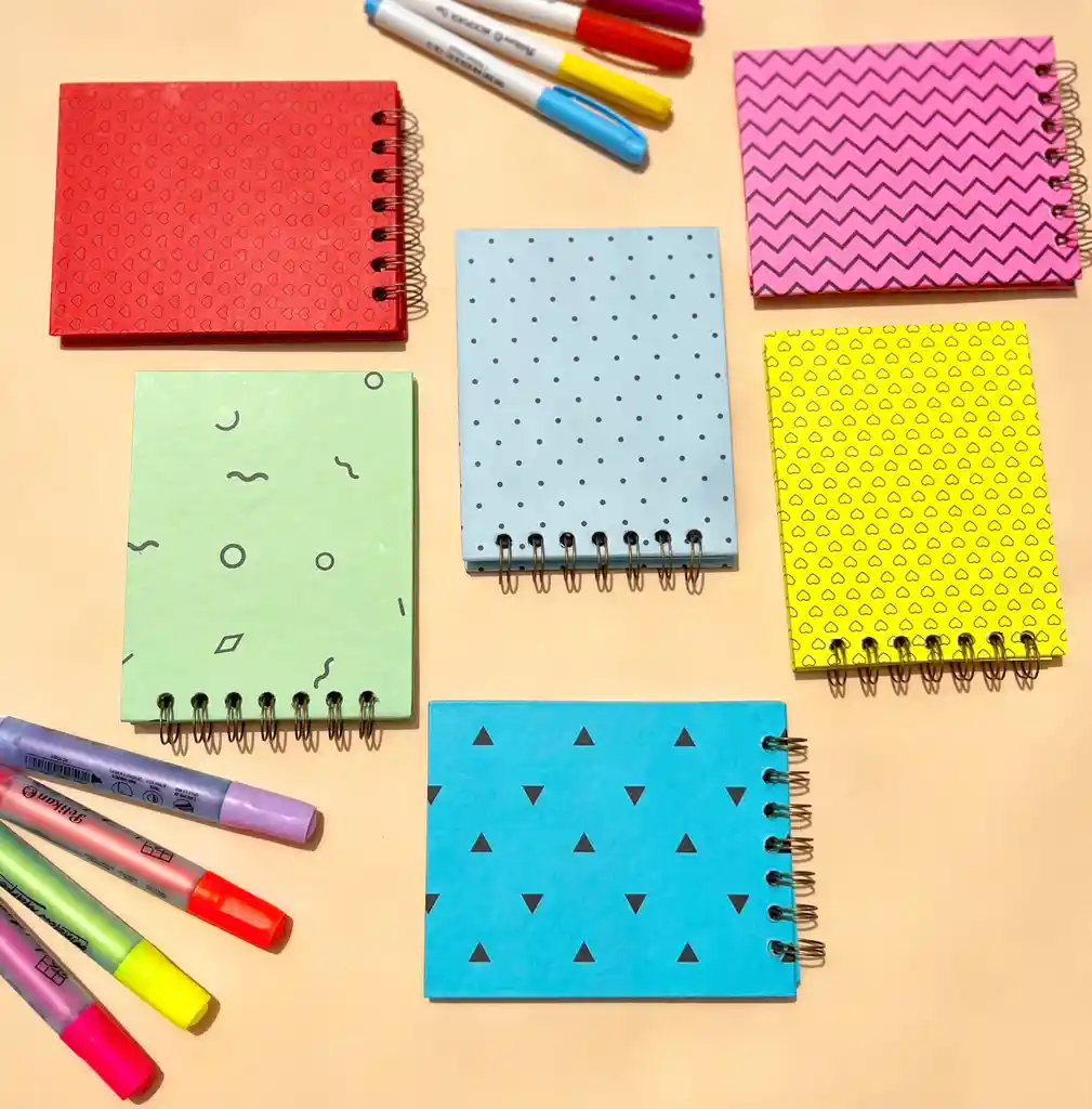 Mini Cuaderno Colores