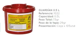 Guardian Objetos Cortopinzantes 0.5 Lts