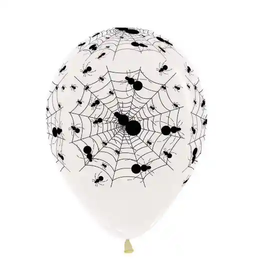 Globo R-12x50 Halloween Fashion Cristal Infinity Araña Sempertex