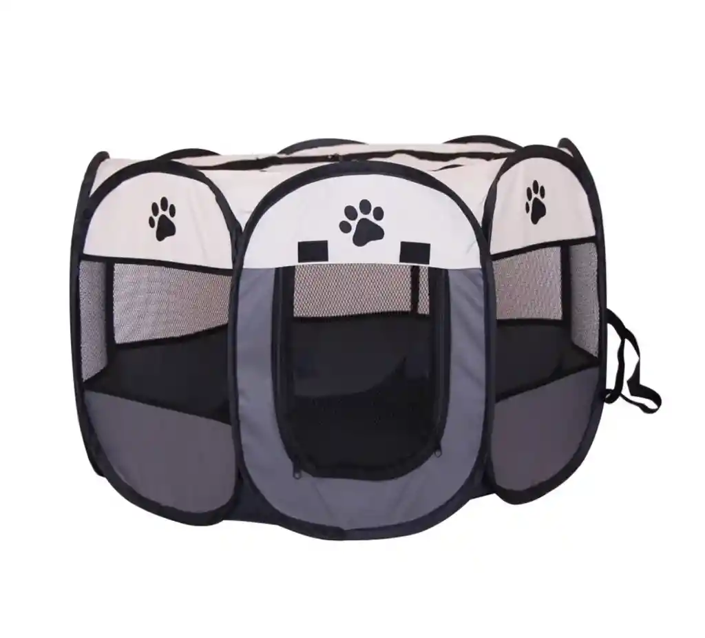 Corral P/mascotas Perros Gatos Plegable Portatil Impermeable