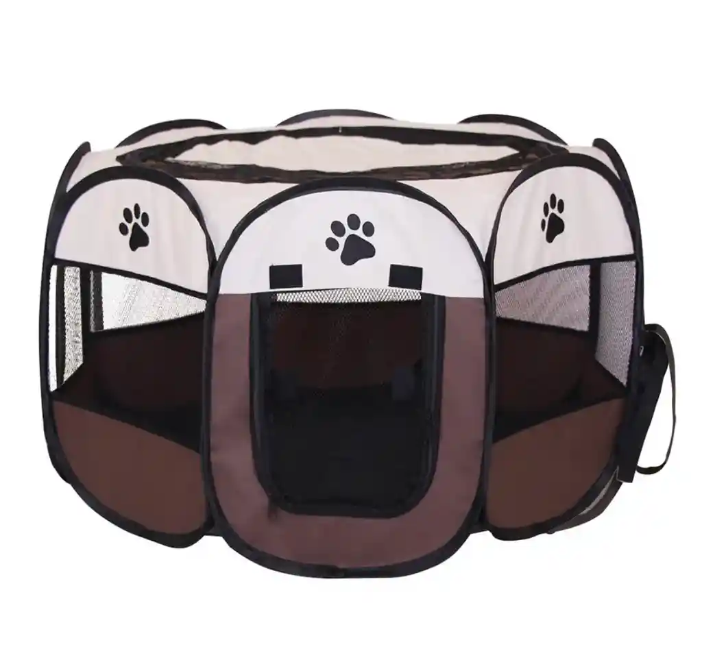 Corral P/mascotas Perros Gatos Plegable Portatil Impermeable