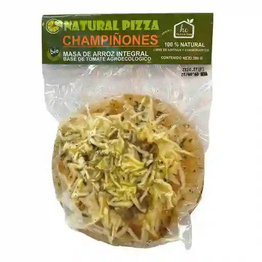 Natural Pizza De Champiñones