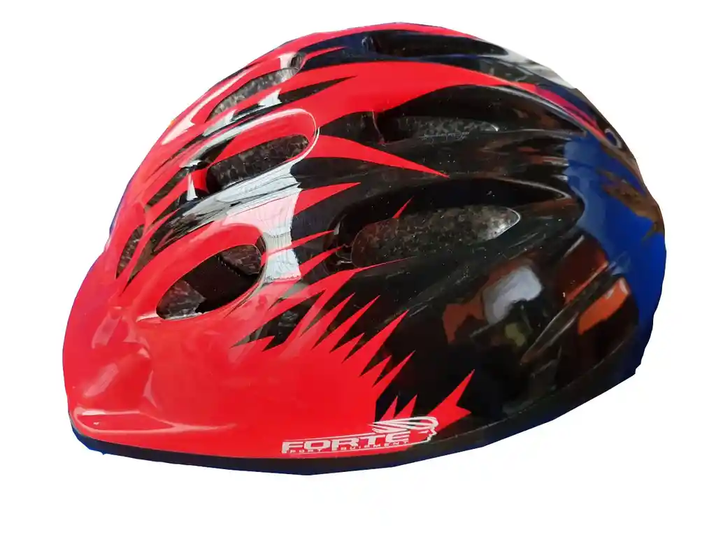 Casco Bicicleta Niño Talla: S Patines Patín Seguridad Forte - Rojo