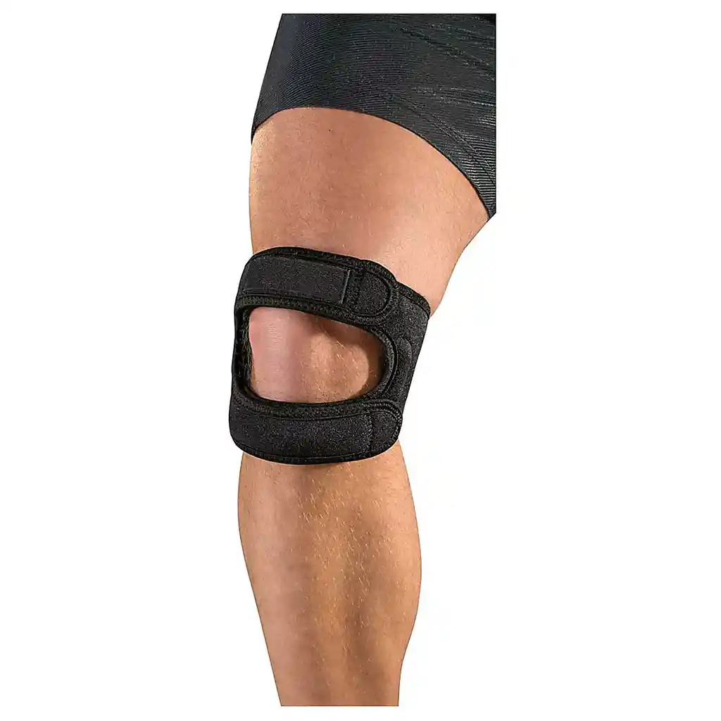 Soporte De Rodilla Knee Wrap En Latex 1 Unidad Fao-553 - Negro