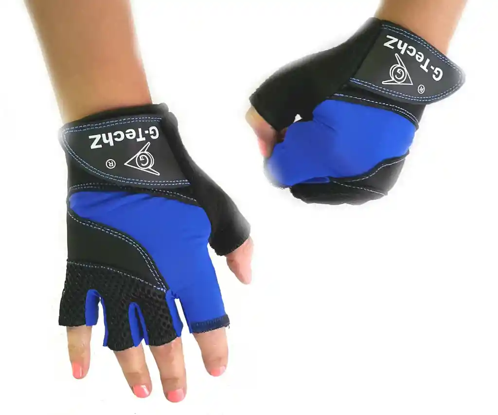 Guantes Para Pesas Para Dama Gimnasio Bicicleta Talla: S Alpino - Azul