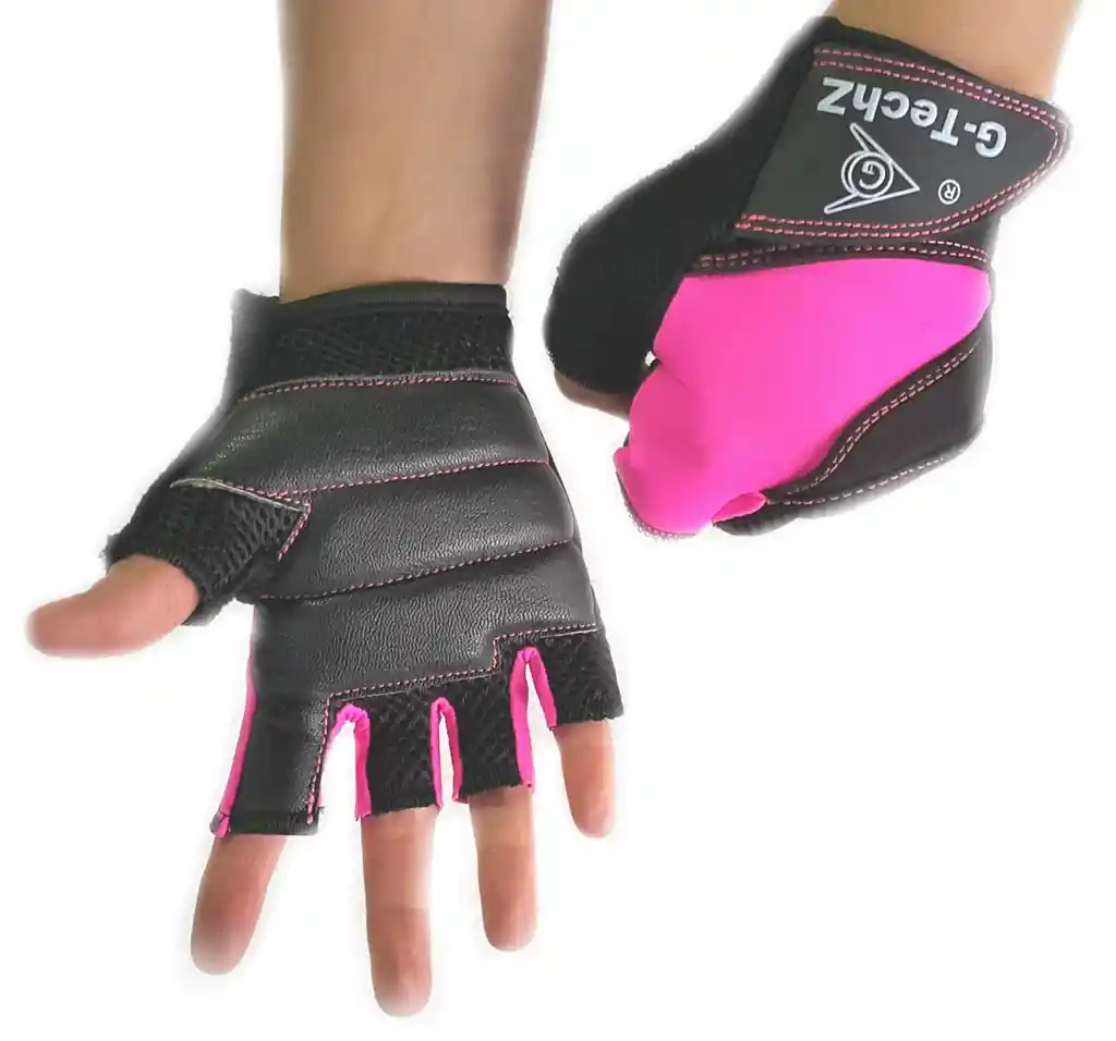 Guantes Para Pesas Para Dama Talla: M Gimnasio Bicicleta Alpino - Fucsia