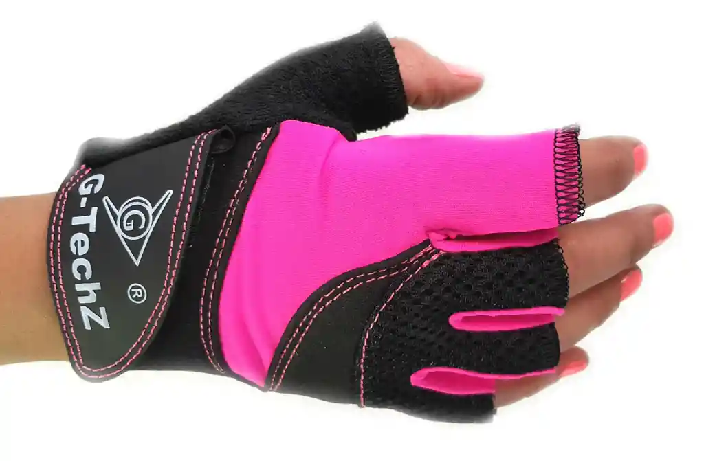 Guantes Para Pesas Para Dama Talla: M Gimnasio Bicicleta Alpino - Fucsia