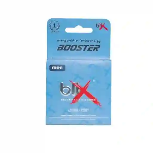 Blix Booster Potenciador Sexual Masculino X 4 Comprimidos