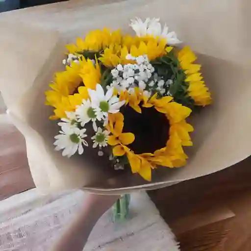 Mini Bouquet De Girasoles Elite