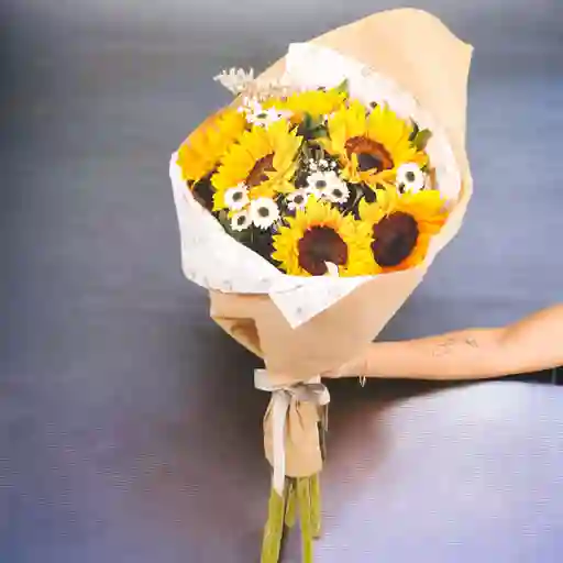Bouquet De Girasoles Happy