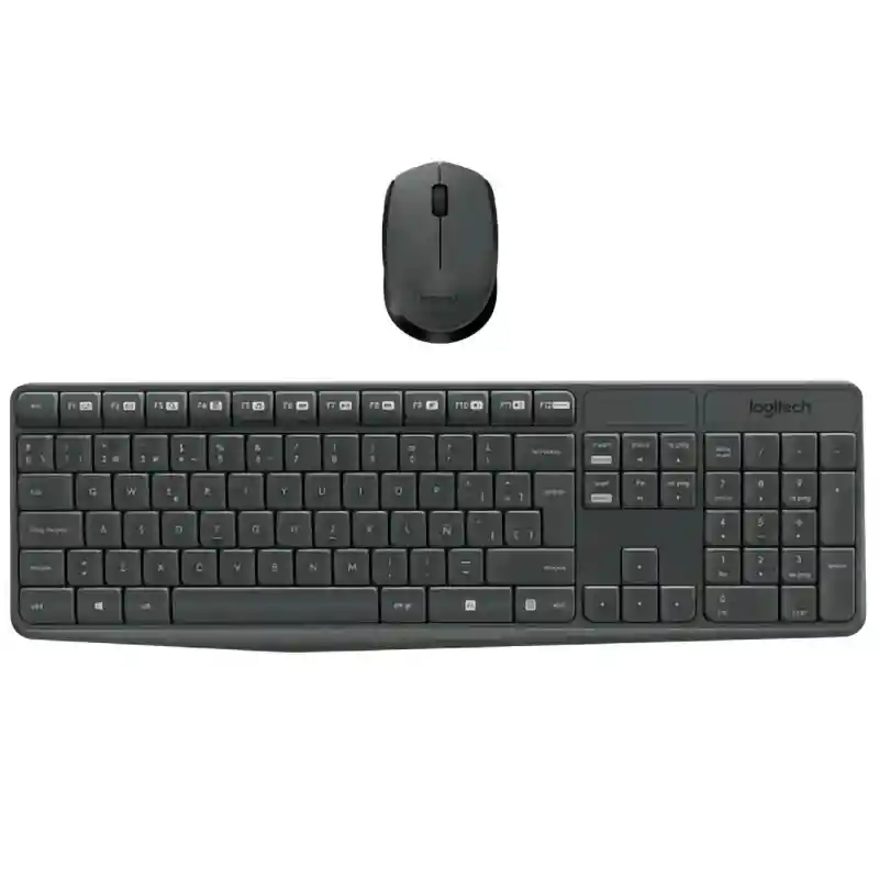 Combo Teclado Y Mouse Inalámbrico Logitech Mk235