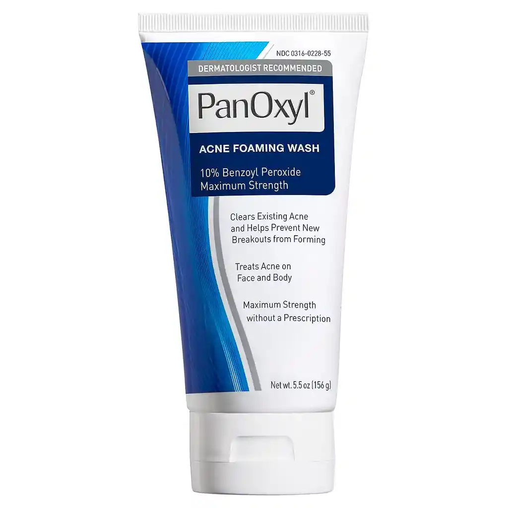 Panoxyl Espuma Limpiadora Para El Acné 156g