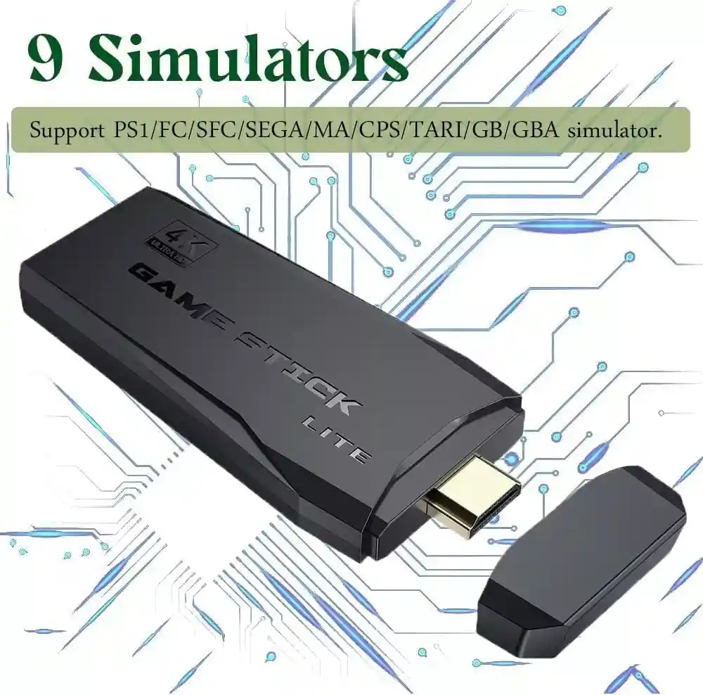 Consola Retro De Videojuegos Portátil Gamestick Usb +10.000 Juegos Clasicos