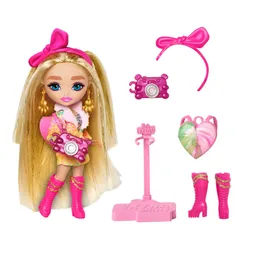 Barbie Extra Fly Minis Muñeca De Viaje Con Moda Safari Hpt56