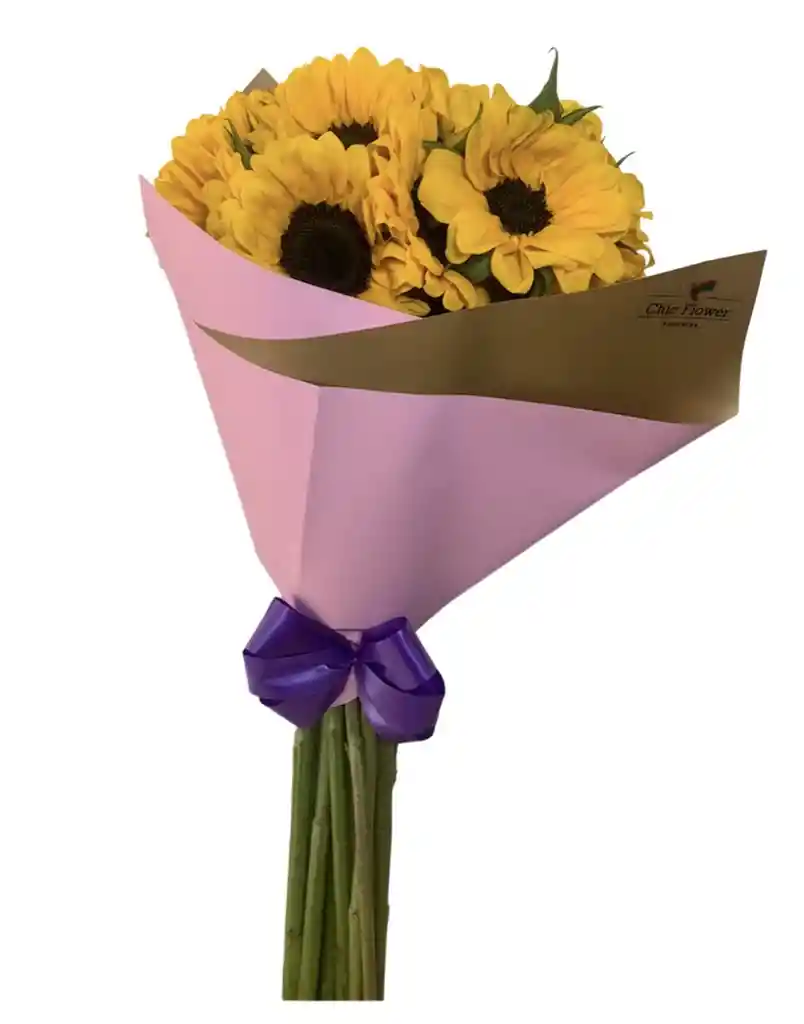 Bouquet De 12 Girasoles