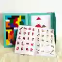Tetris Y Tangram Magnético 40 Piezas