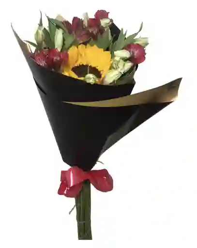 Bouquet De Girasol Y Astromelias