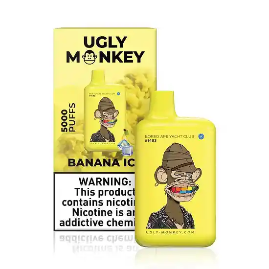 Ugly Monkey Vape Banana Ice 12ml 5000 Puff