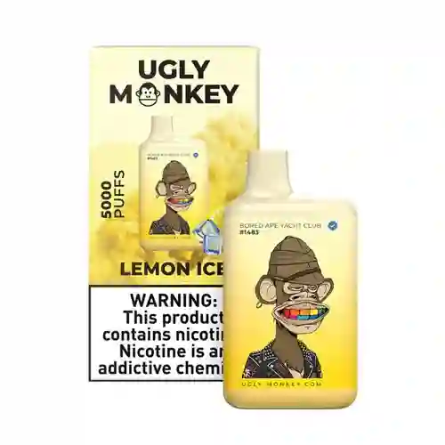 Ugly Monkey Vape Lemon Ice 12ml 5000 Puff