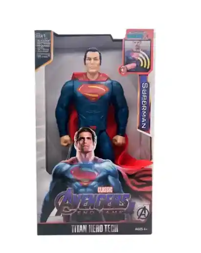 Figuras Muñeco Articulada Sonido (superman)