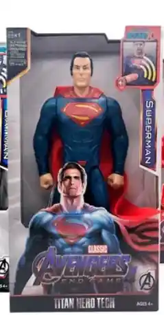 Figuras Muñeco Articulada Sonido (superman)