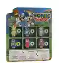 Set X6 Figuras Lego Sonic Tails Amy Muñecos 6cm Blister