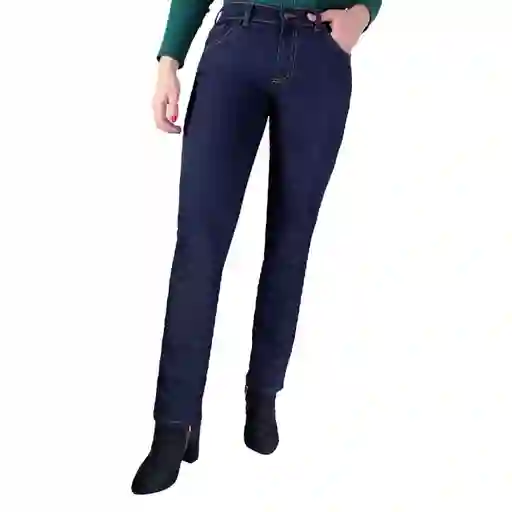 Jean Slim Fit Para Mujer Lec Lee - Índigo Oscura 1557008