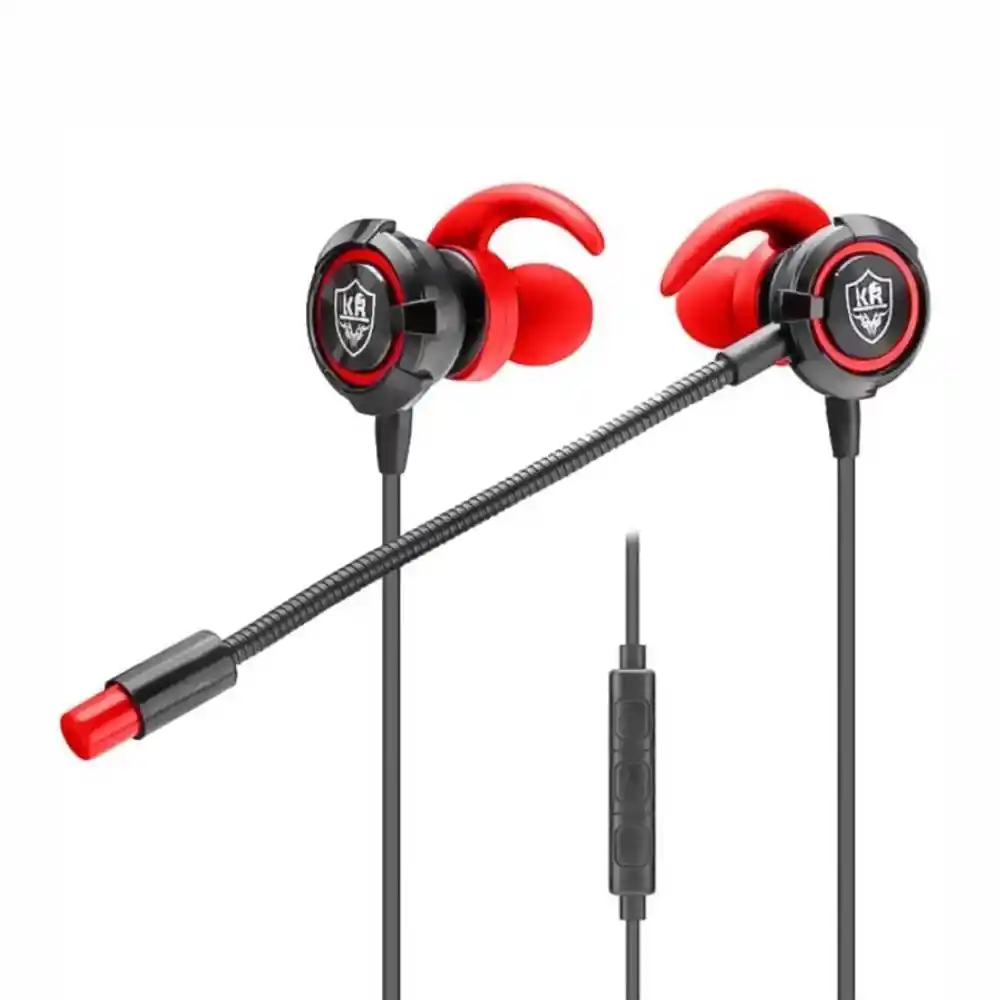 Audifonos Gamers Kaler Kr-gm501 | Microfono Ajustable | Rojo