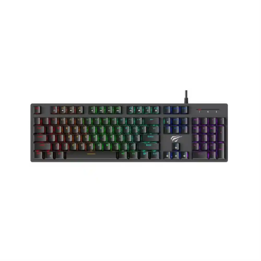 Teclado Mecanico Rgb Gamer Havit Kb858l | Blue Switch | Usb