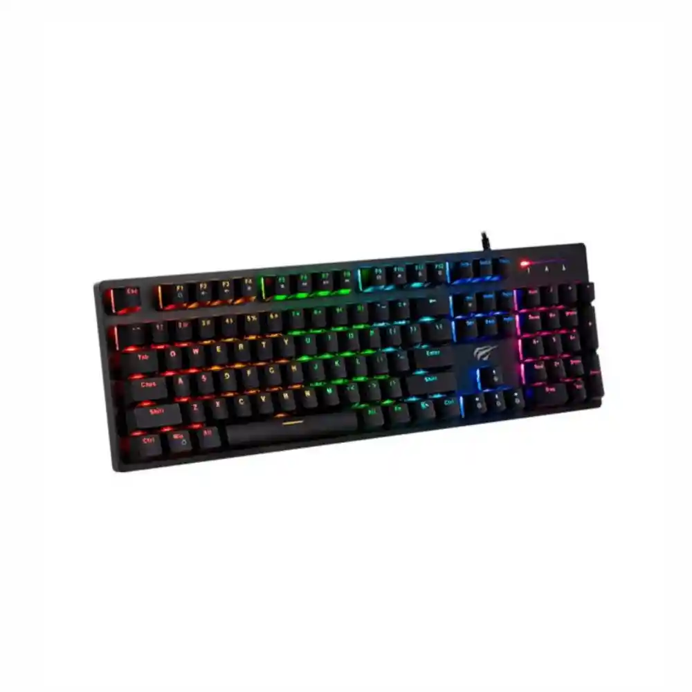 Teclado Mecanico Rgb Gamer Havit Kb858l | Blue Switch | Usb