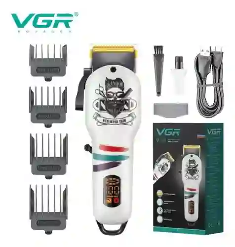 Maquina De Motilar Profesional Peluquera Barber Clipper Vgr V699