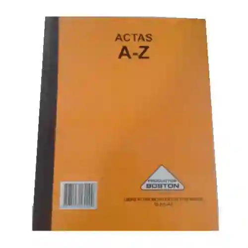 Libro Actas Medio Oficio Con Indice 50 Hojas