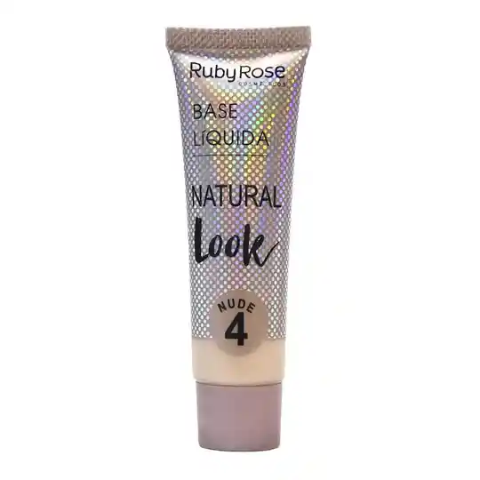 Base Facial Base Líquida Natural Look Nude 4 Ruby Rose