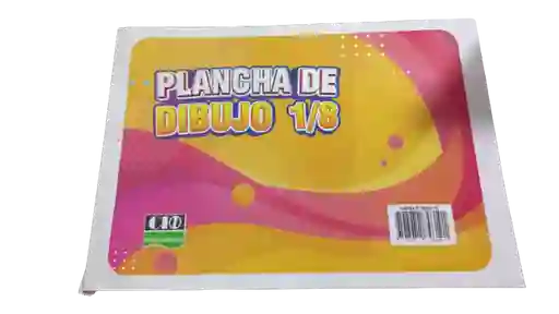 Plancha De Dibujo 1/8